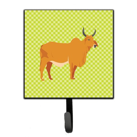 Carolines Treasures Zebu Indicine Cow Green Leash or Key Holder BB7651SH4